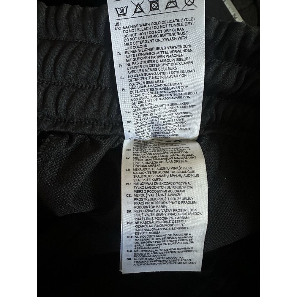 Adidas x KU Jayhawks Collegiate Pants Men's Size XL Black Woven Cargo Jogger - Picture 11 of 11
